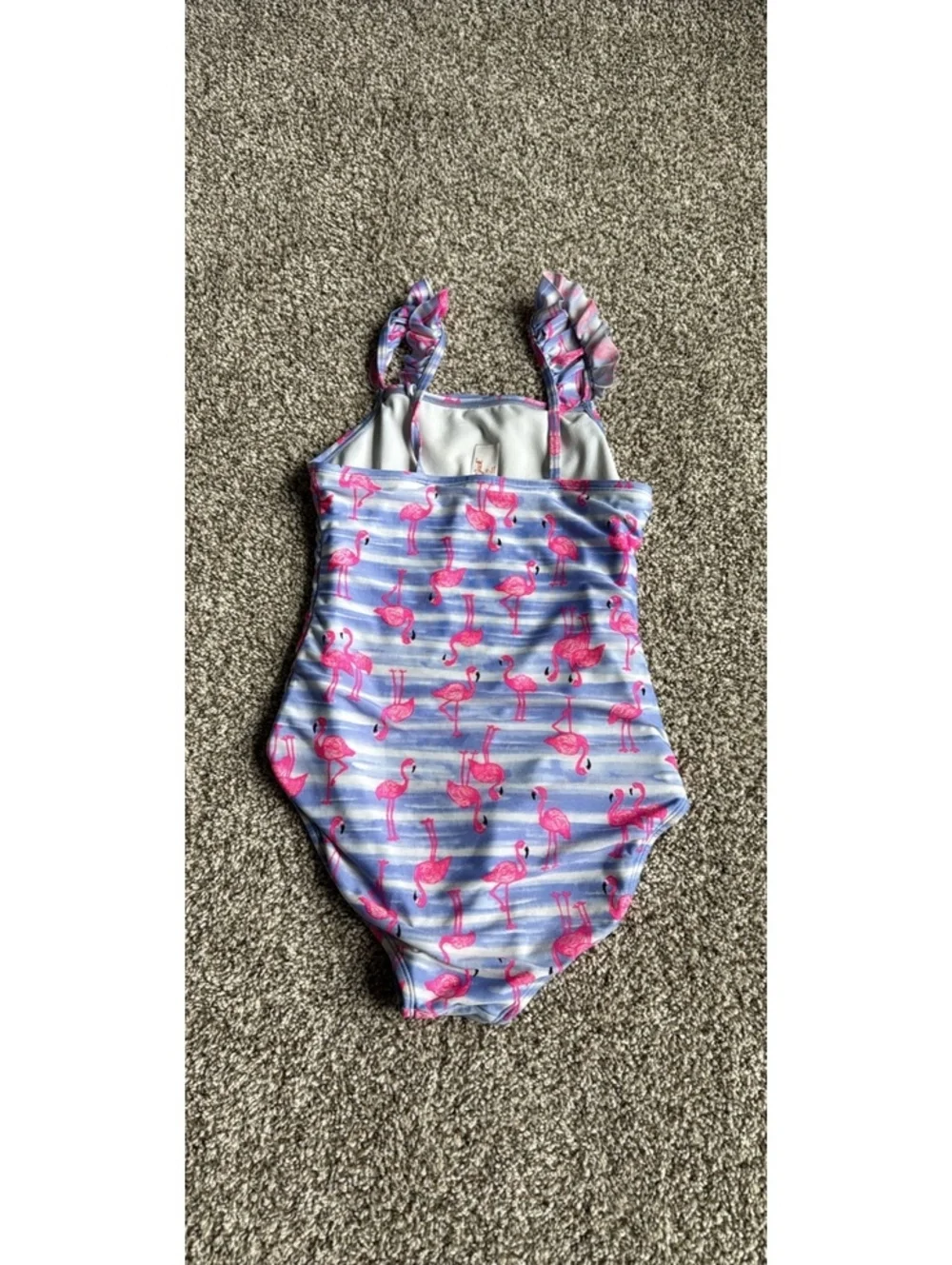 Girls flamingo swimsuit